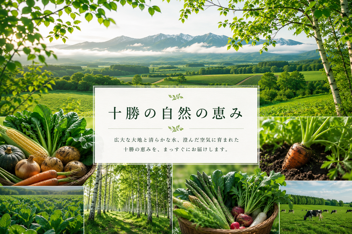 自然とともに育った北海道からの贈りもの。