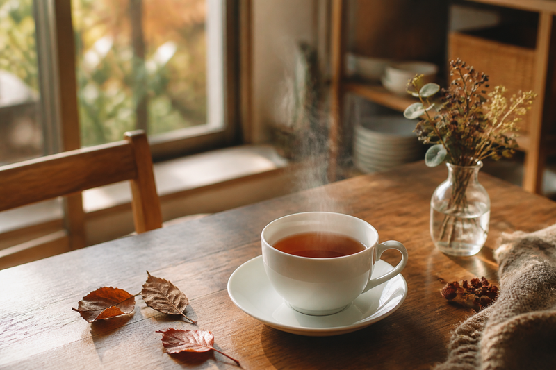 敬老の日にも。秋の食卓にやさしい和紅茶「べにふうき」の一杯