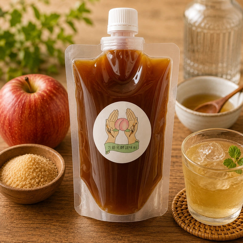 りんご発酵糖蜜｜HAKUAミネラル入り 無添加発酵調味料