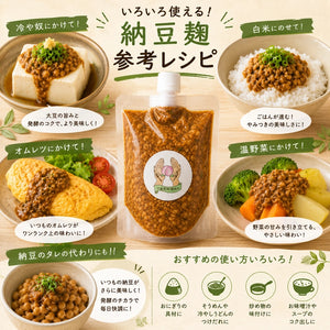 納豆麹｜HAKUAミネラル入り 無添加発酵調味料