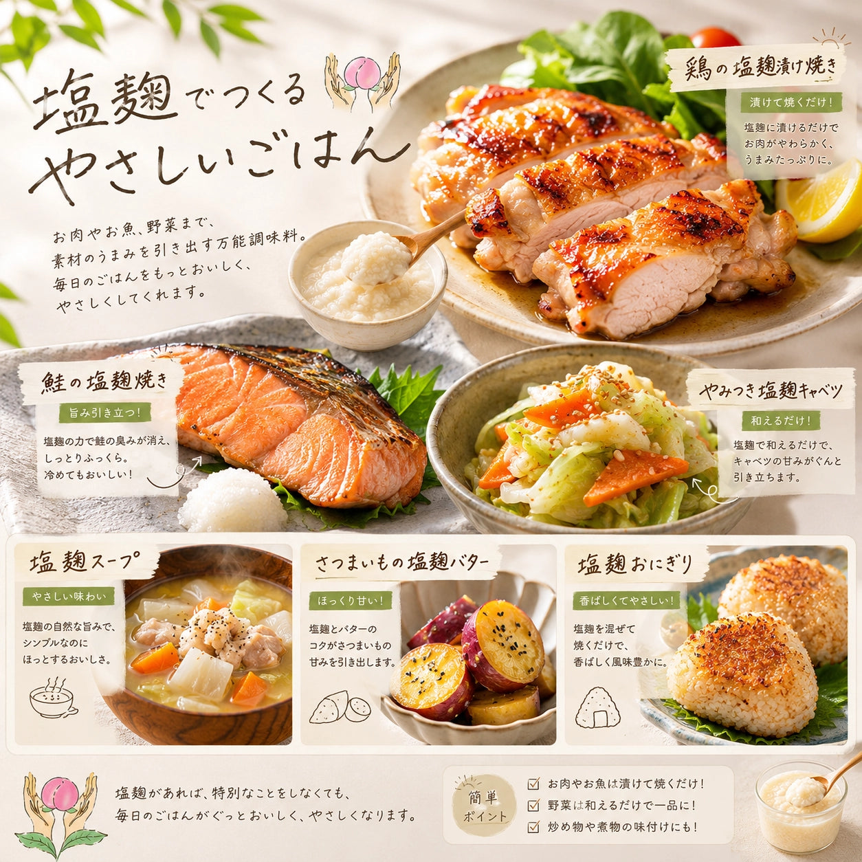 生塩麹｜HAKUAミネラル入り 無添加発酵調味料